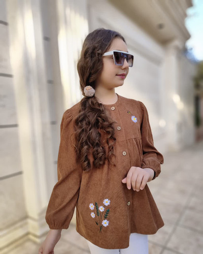 شونیز مخمل کبریتی گلدوزی